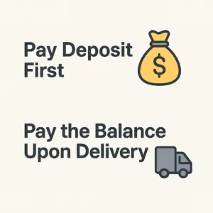 Exclusive link for deposit payment